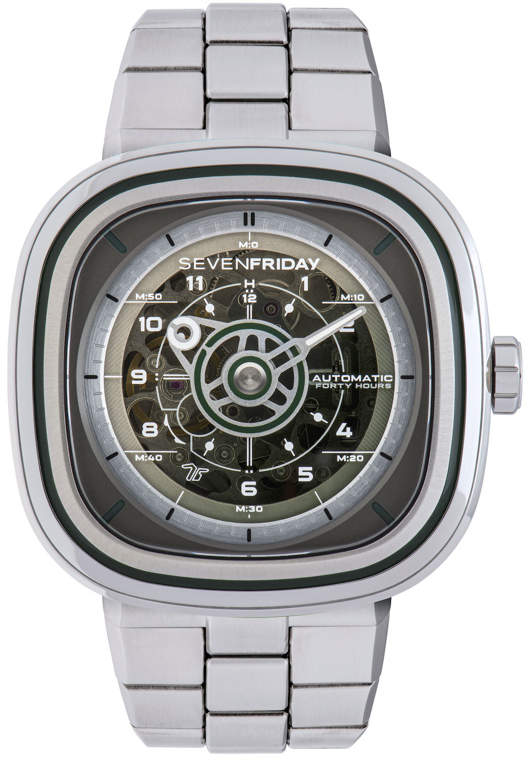 SevenFriday T1/06 Green T Bracelet T1/06M Image 1