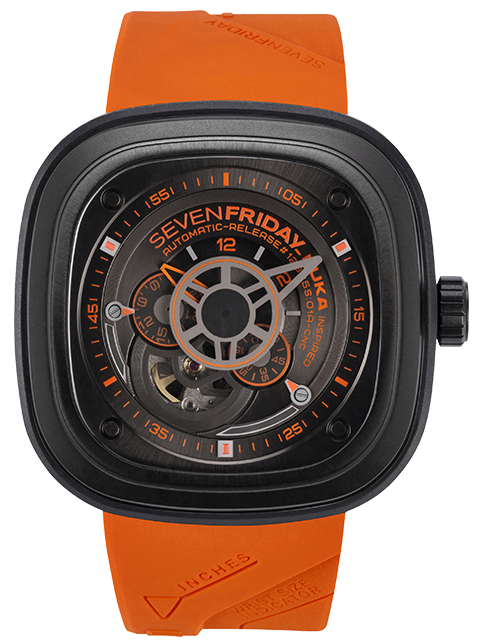 SevenFriday Watch Kuka P3/04 Limited Edition P1/03 Orange Image 1
