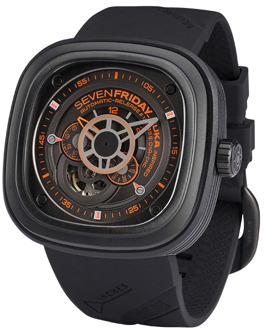 SevenFriday Watch Kuka P3/04 Limited Edition P1/03 Orange Image 2