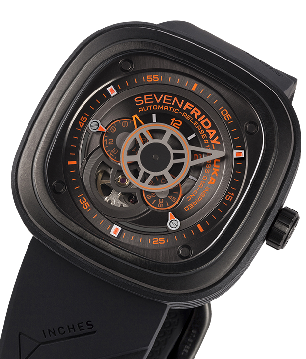 SevenFriday Watch Kuka P3/04 Limited Edition P1/03 Orange Image 4