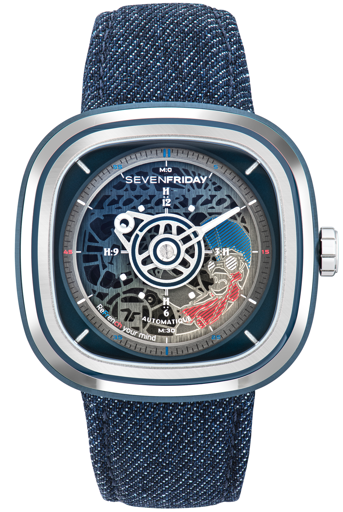 SevenFriday Watch T1/01 Cocorico Limited Edition T1/01 Cocorico Image 4