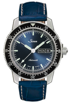 Sinn 104 St Sa I B Alligator Blue White Stitch Watch 104.013 Aligator Blue Image 1