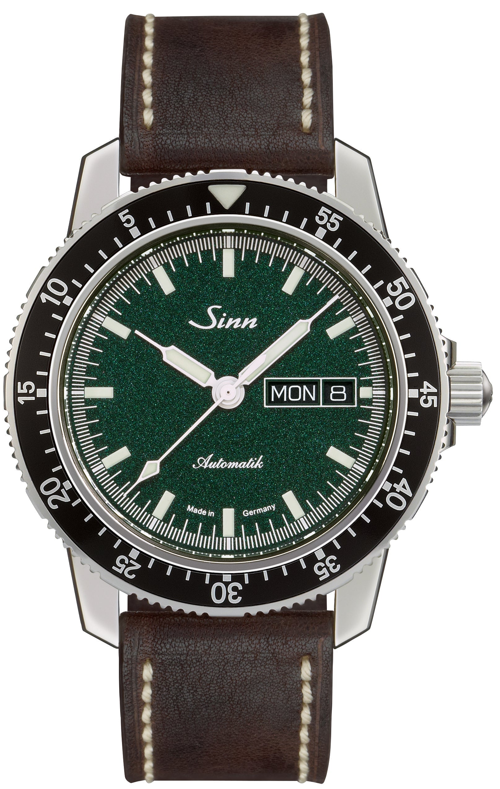 Sinn 104 St Sa I MG Vintage Leather Dark Brown Watch 104.0131 Vintage Leather Dark Brown Image 1