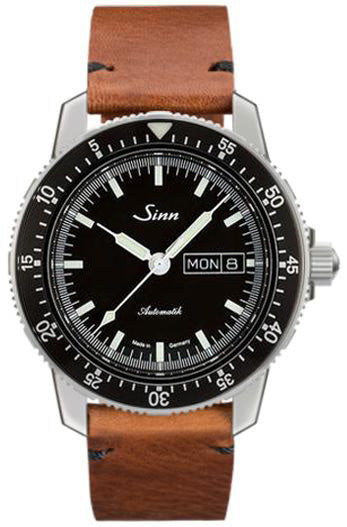 Sinn 104 St Sa I Vintage Leather Watch 104.010 Vintage Cowhide Brown Image 1