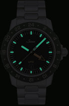 Sinn 105 St Sa UTC Leather Watch 105.020 COWHIDE ORANGE STITCH Image 3