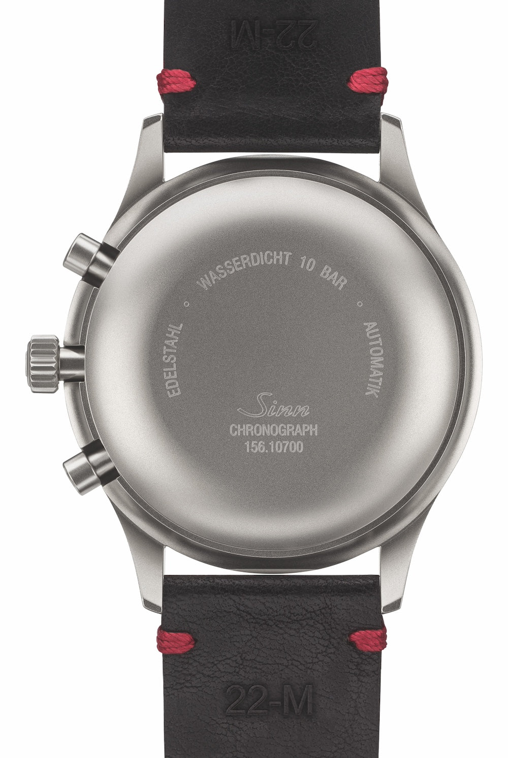 Sinn 156.1 Vintage Black With Red Seam Watch SIN-953 Image 3