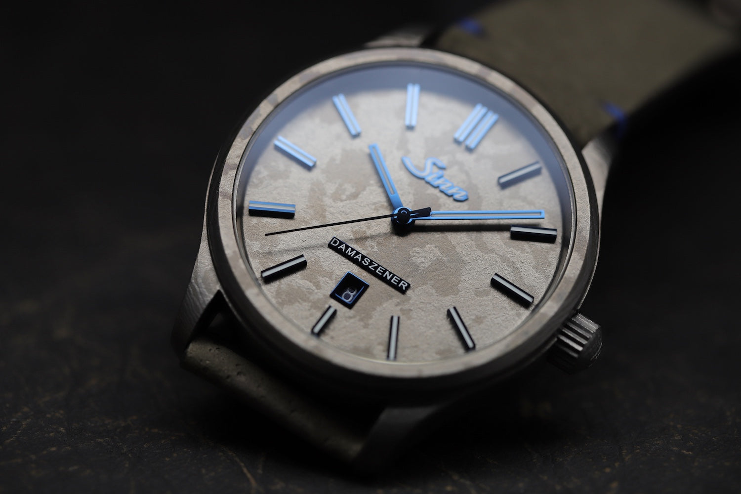 Sinn 1800 TITANDAMASZENER Limited Edition 1800.060 Grey Nubuck Image 6
