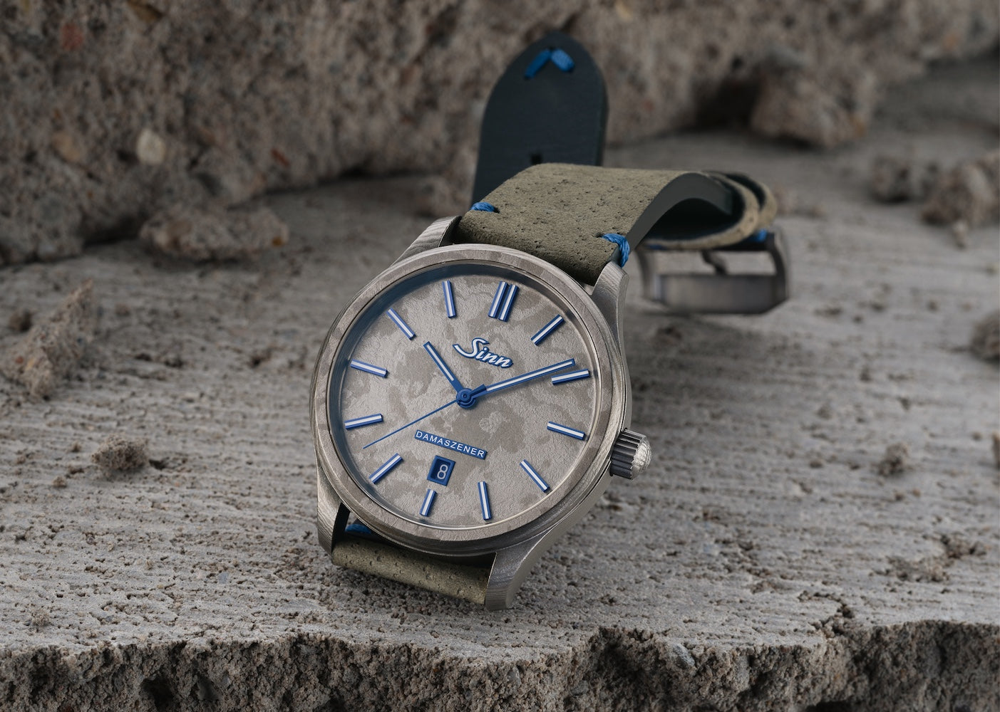 Sinn 1800 TITANDAMASZENER Limited Edition 1800.060 Grey Nubuck Image 7