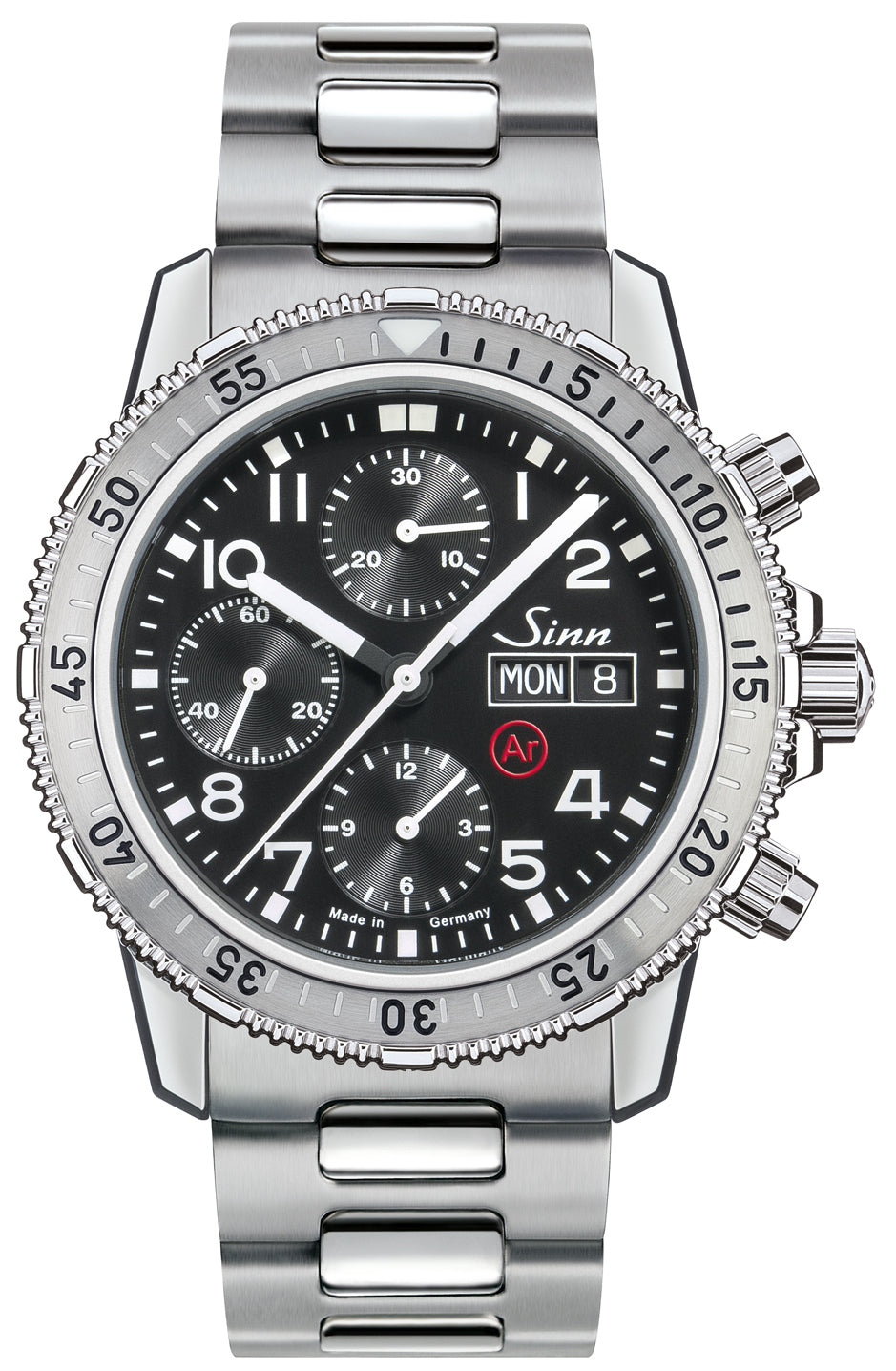 Sinn 206 St Ar Solid Link Bracelet Watch 206.010 Solid Link Bracelet Image 1