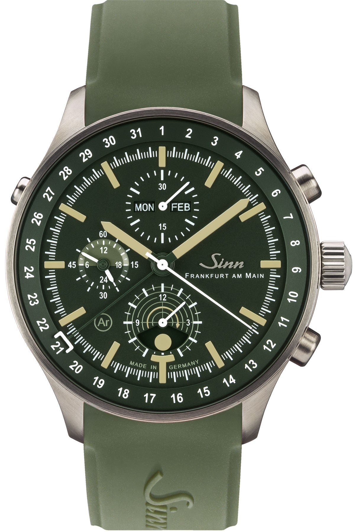 Sinn 3006 Hunting Silicone Strap Watch 3006.010 Silicone Strap Image 1