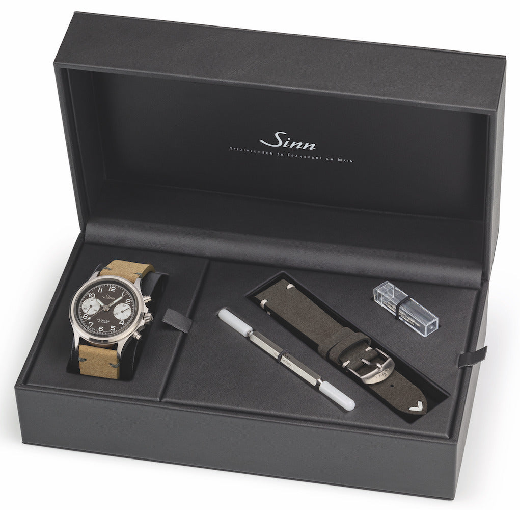 Sinn 356 Pilot Classic Anniversary Limited Edition Watch 356.0742 Nubuck Leather Image 7