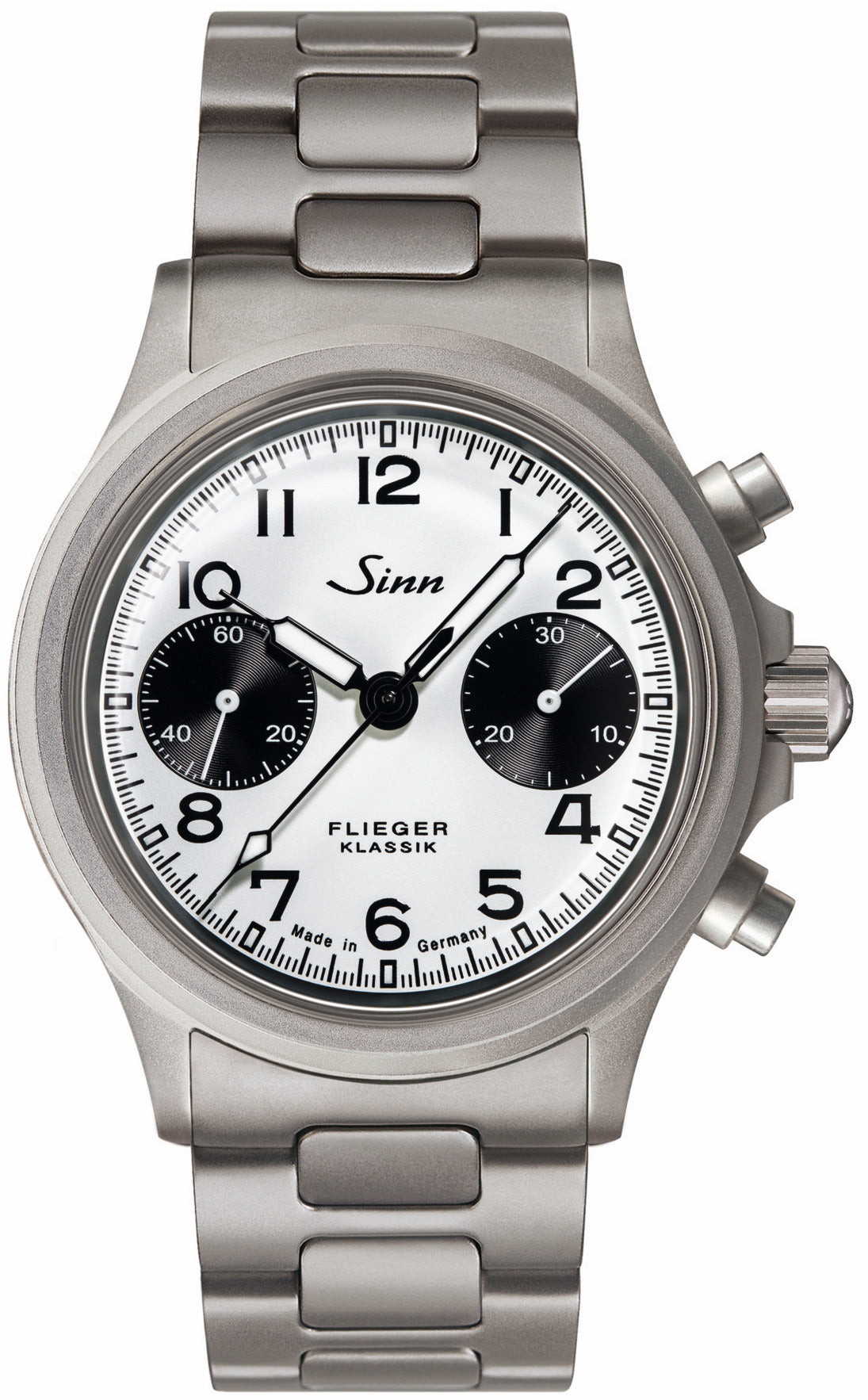 Sinn 356 Pilot Classic W H-Link Bracelet Watch 356.0201 Bracelet Image 1