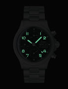 Sinn 356 Pilot Cowhide Black Watch 356.020 Cowhide Black With Orange Image 2
