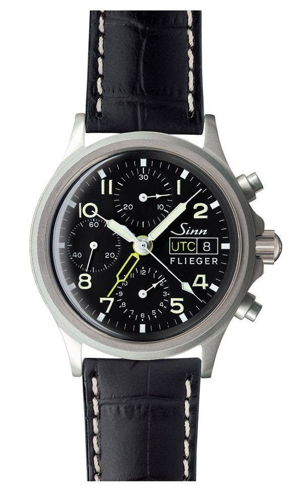 Sinn 356 Pilot UTC Alligator 356.025 LEATHER Image 1
