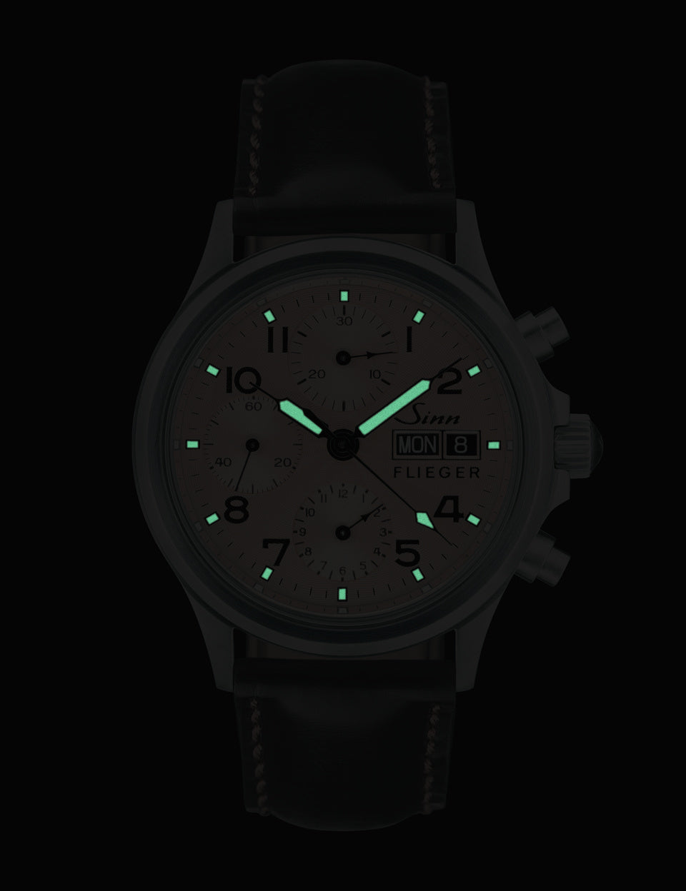 Sinn 356 Sa Pilot II Leather Watch 356.072 Leather Image 2