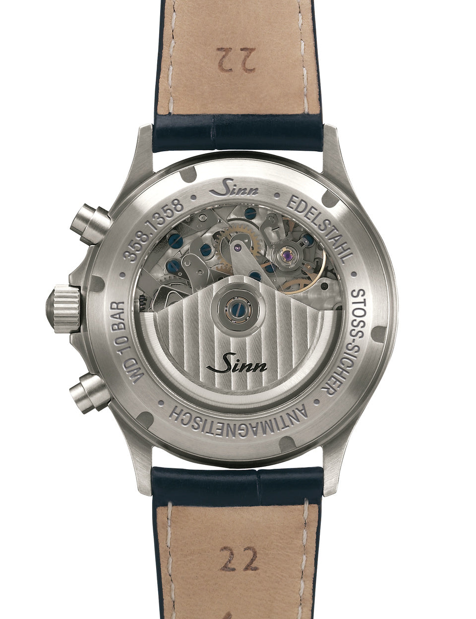 Sinn 358 Diapal Vintage Cowhide Brown Watch 358.061 Vintage Cowhide Brown Image 3