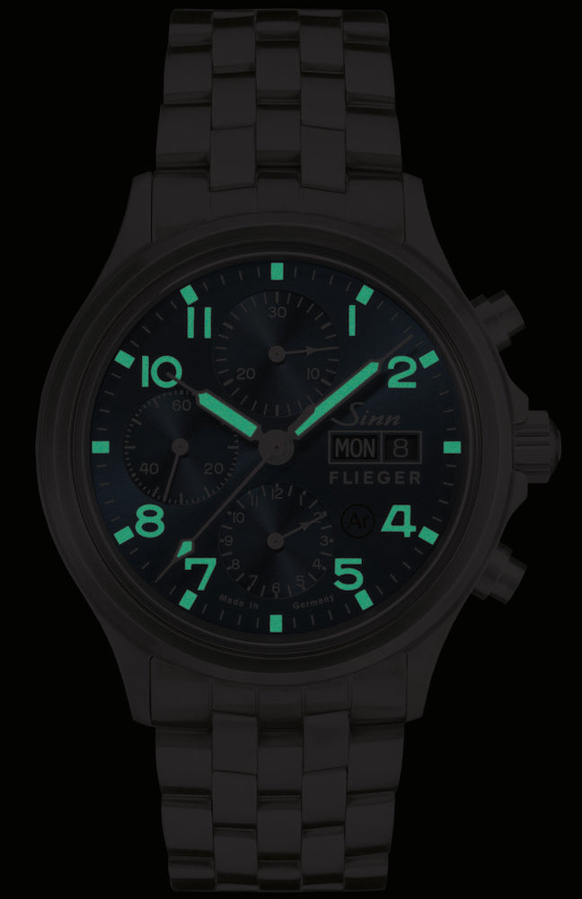 Sinn 358 Sa Pilot B E Silicone Watch 358.064 Silicone Black Image 2