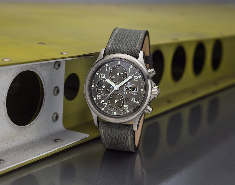 Sinn 358 Sa Pilot DS Canvas Grey Watch 358.065 Canvas Grey Image 5