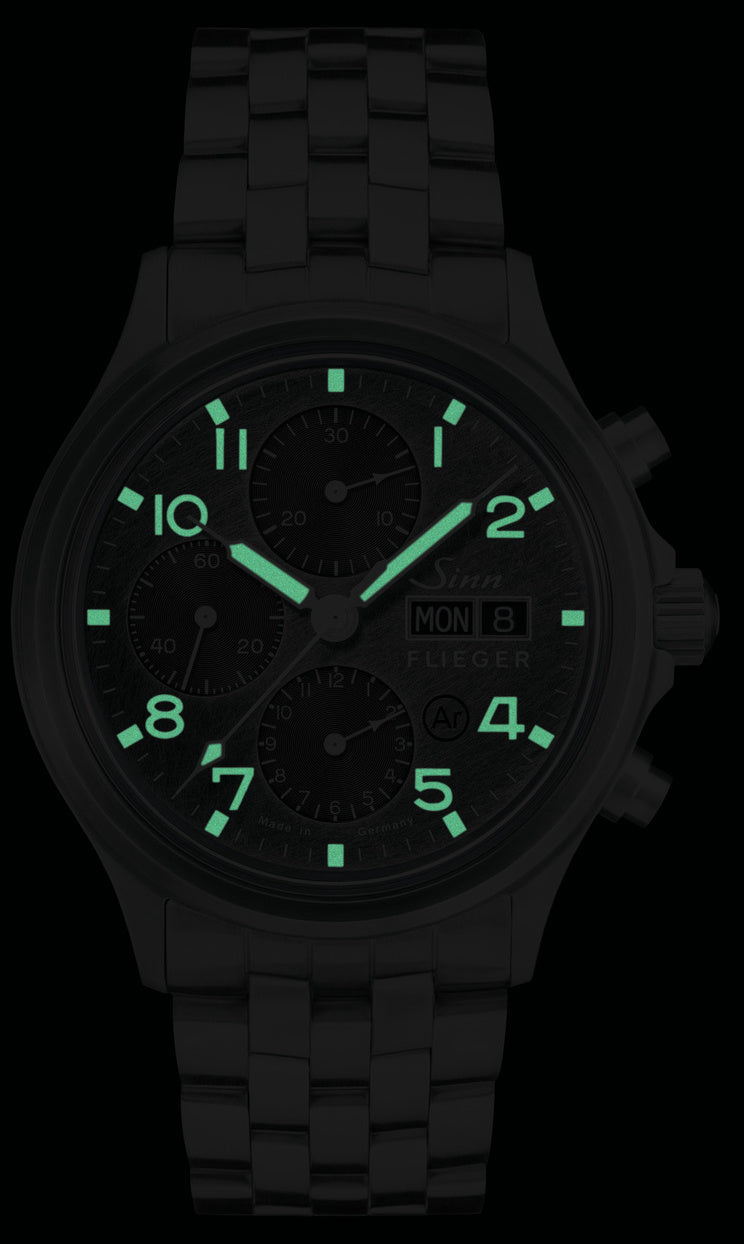 Sinn 358 Sa Pilot DS Silicone Black Watch 358.065 Silicone Black Image 2