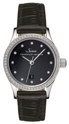 Sinn 456 TW70 WG Ladies Diamond Alligator Watch 456.030 Alligator Image 1