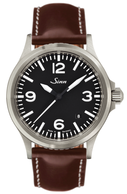 Sinn 556 A Leather Russia Mocha With White Stitch Watch 556.014 Russia Mocha With White Stitch Image 1