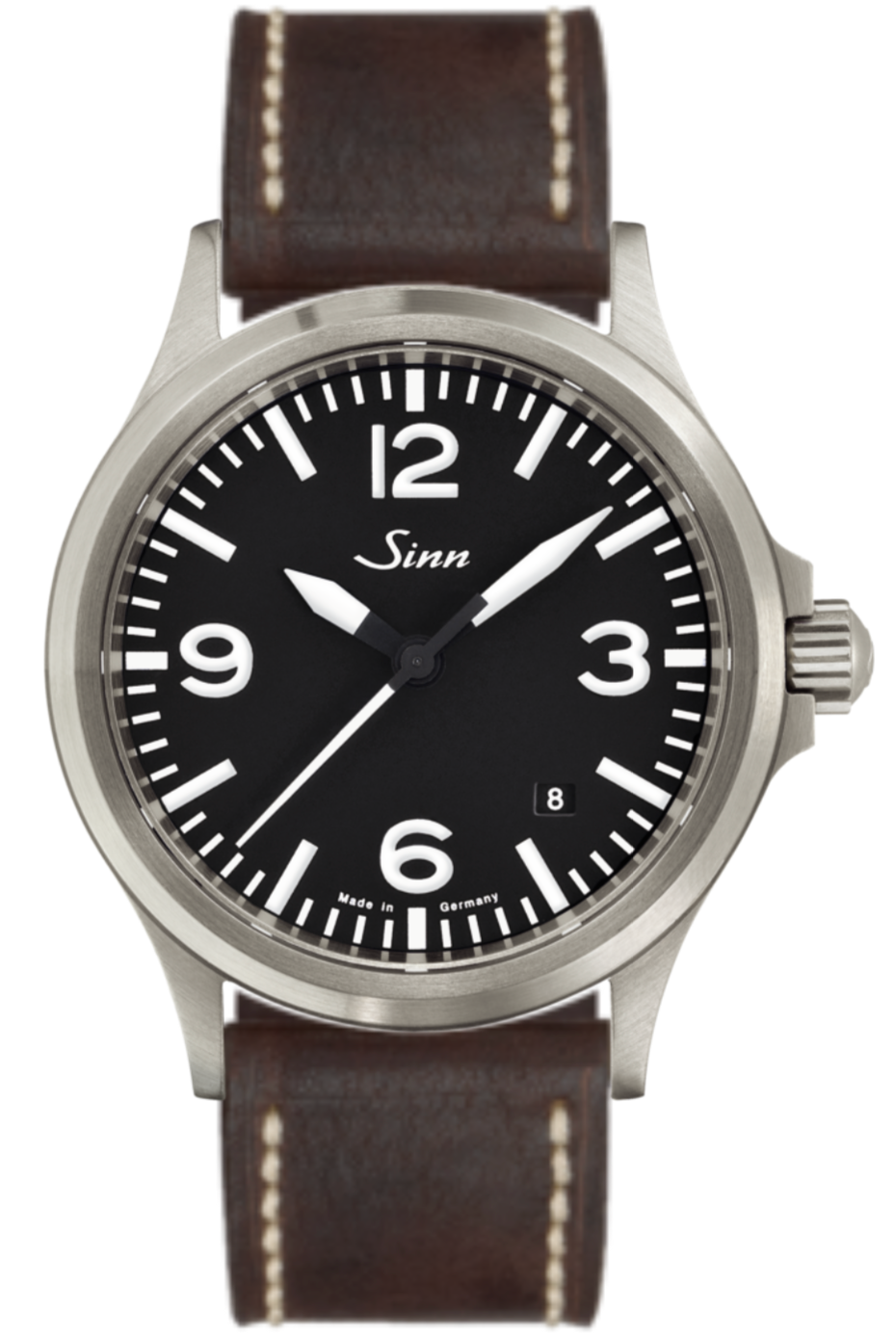 Sinn 556 A Vintage Cowhide Dark Brown Watch 556.014 Vintage Leather Dark Brown Image 1