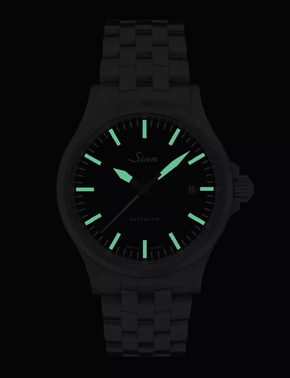 Sinn 556 I Fine Link Bracelet Watch 556.010 Fine Link Bracelet Image 2