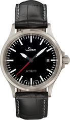 Sinn 556 I RS Leather Black Cowhide Alligator Watch 556.0106 Leather Black Cowhide Aligator Image 1