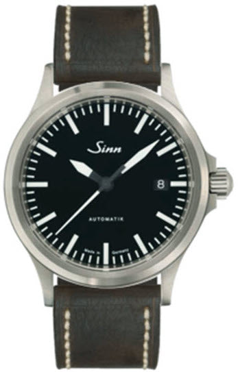 Sinn 556 I Vintage Leather Dark Brown Watch 556.010 Vintage Leather Dark Brown Image 1