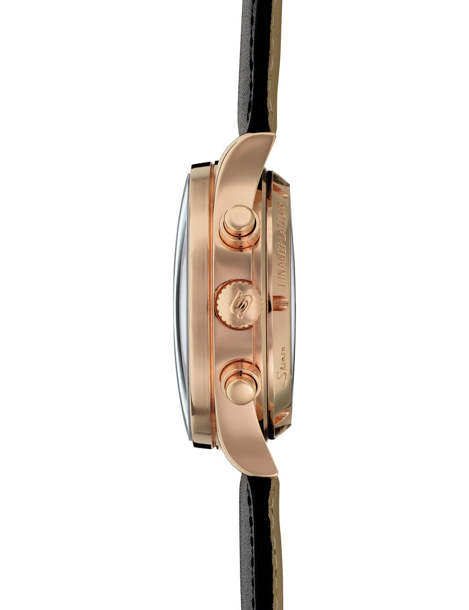 Sinn 6000 Finance Center Rose Gold Leather Watch 6000.040 Alligator Image 4