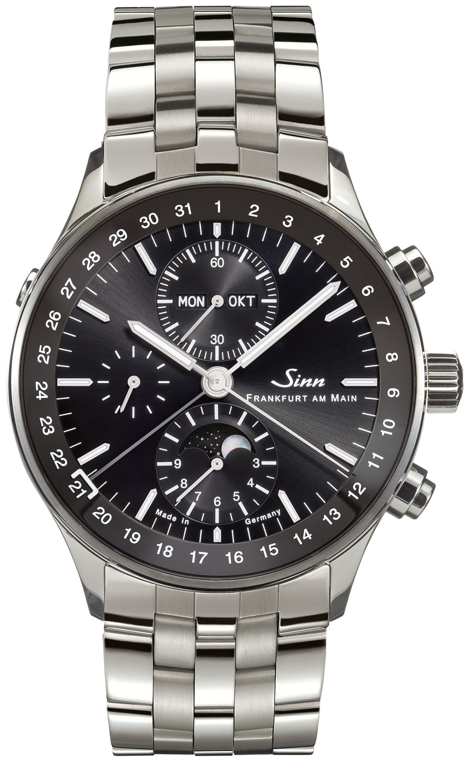 Sinn 6012 Frankfurt Financial District Fine Link Bracelet Watch 6012.010 Fine Link Bracelet Image 1