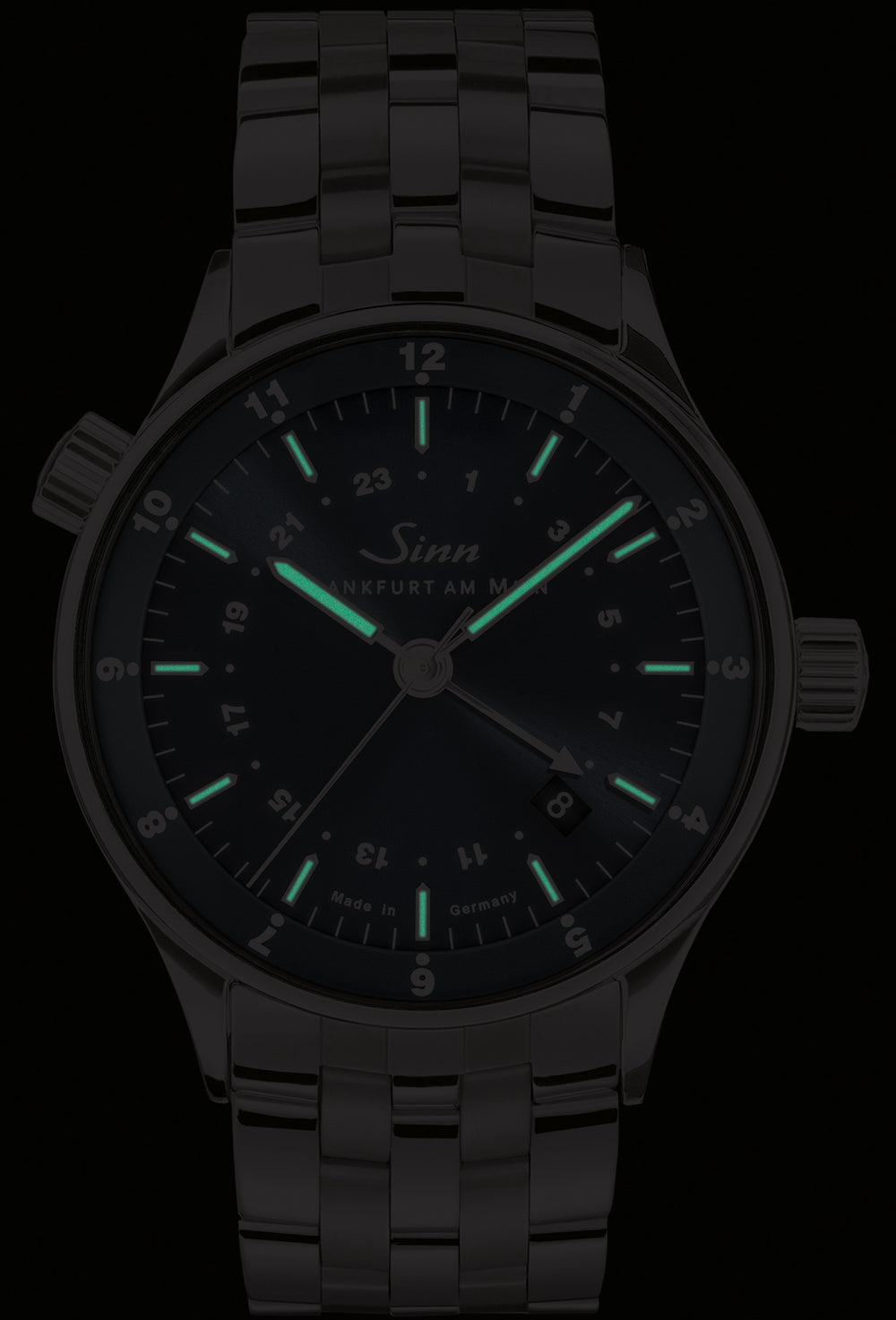 Sinn 6060 B 24h UTC Frankfurt World Time Watch 6060.013 Image 3