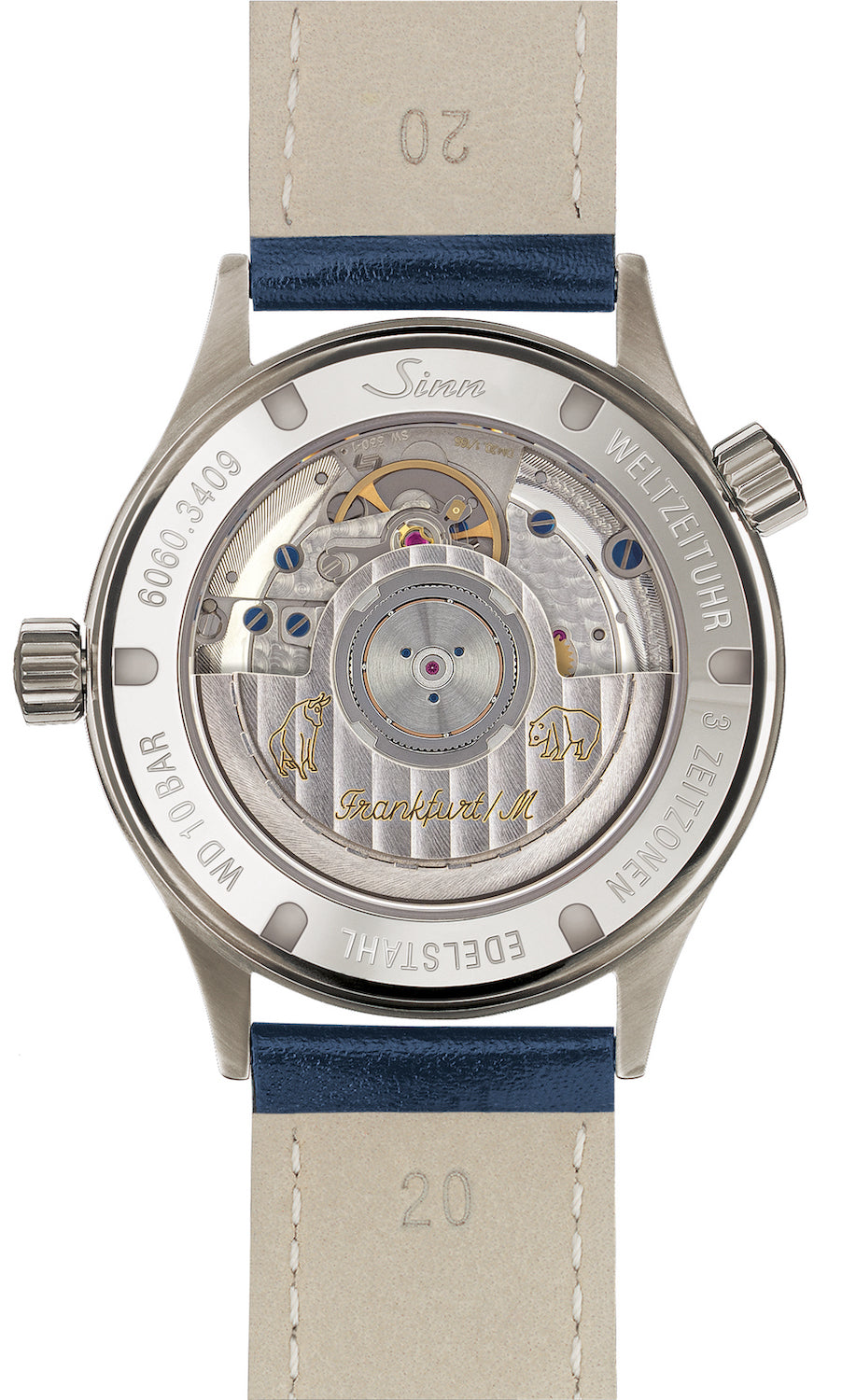 Sinn 6060 B 24h UTC Frankfurt World Time Watch 6060.013 Image 4