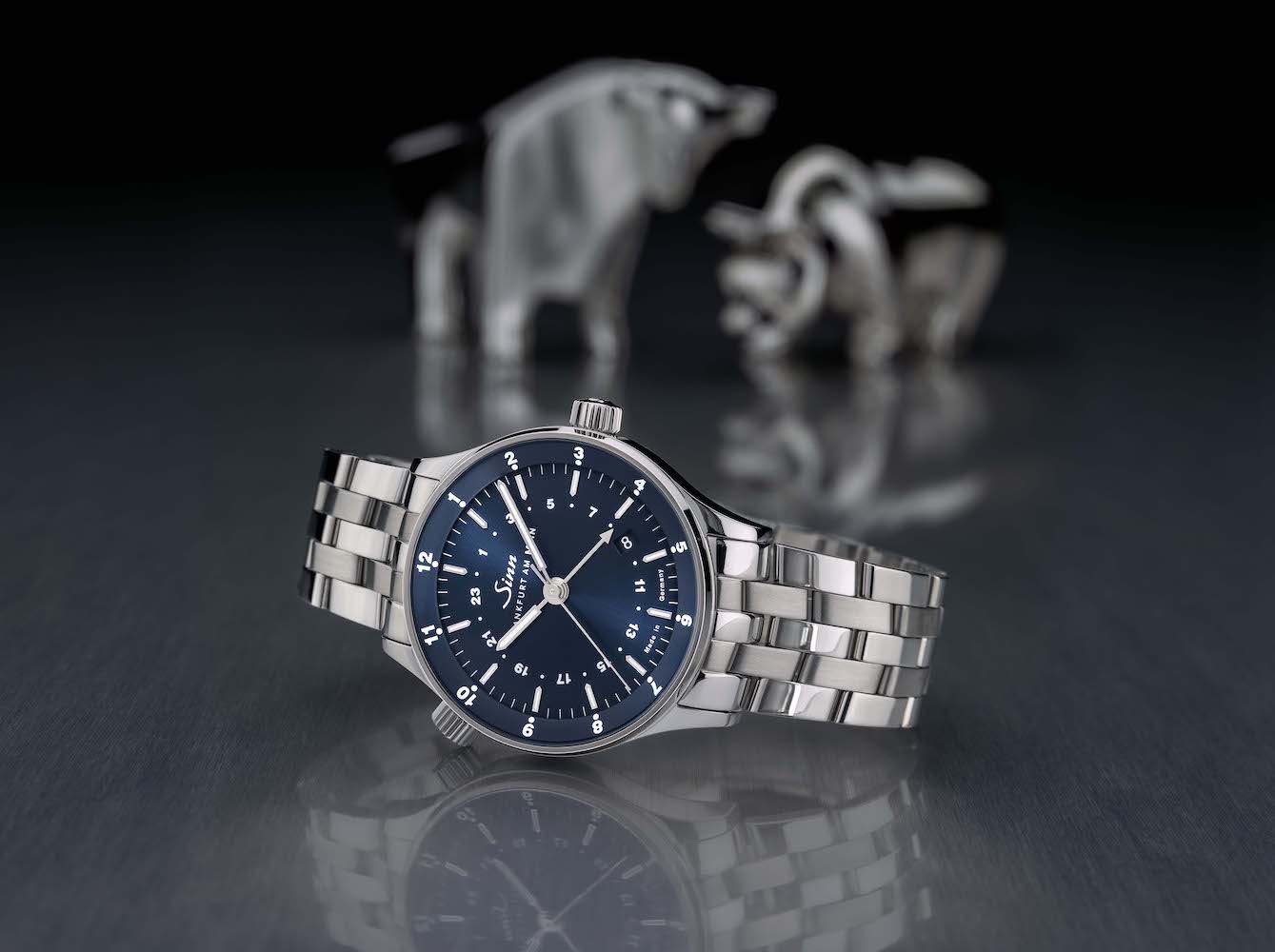 Sinn 6060 B 24h UTC Frankfurt World Time Watch 6060.013 Image 8