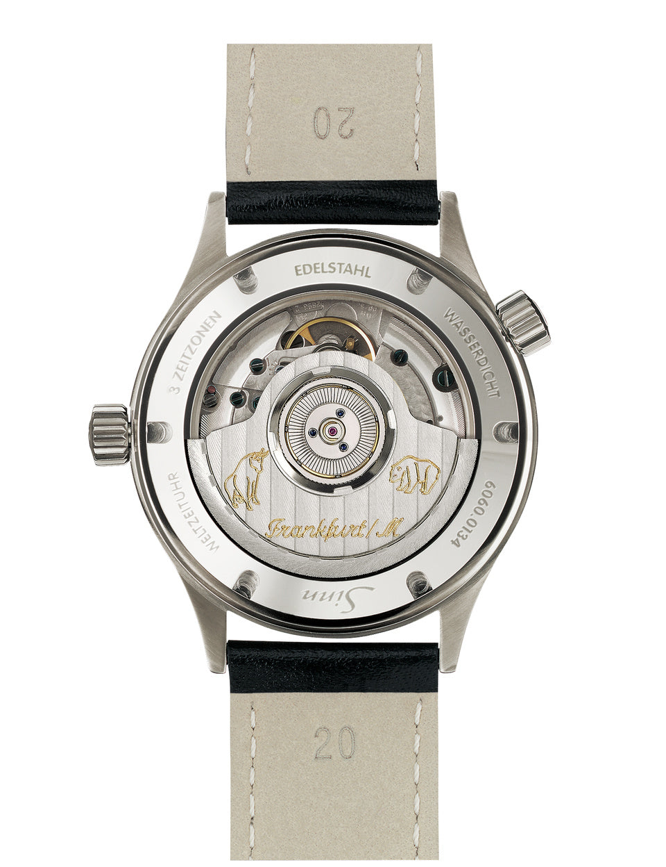 Sinn 6060 Finance District Bracelet-Leather Watch 6060.010 Bracelet & Leather Image 2