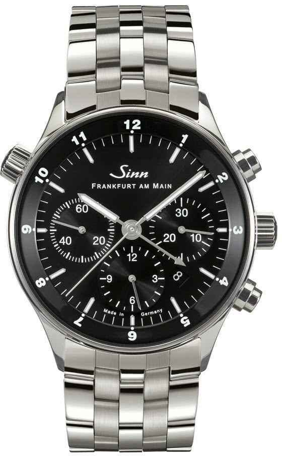 Sinn 6099 Finance District Bracelet-Leather Watch 6099.010 Bracelet & Leather Image 1