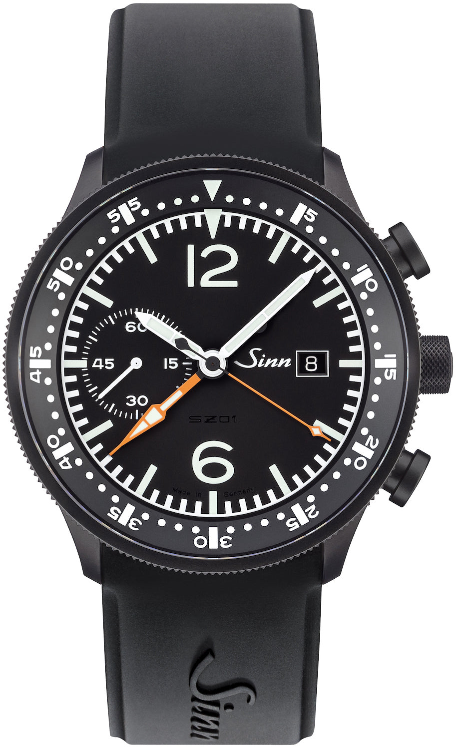 Sinn 717 Silicone Watch 717.010 Silicone Black Image 1
