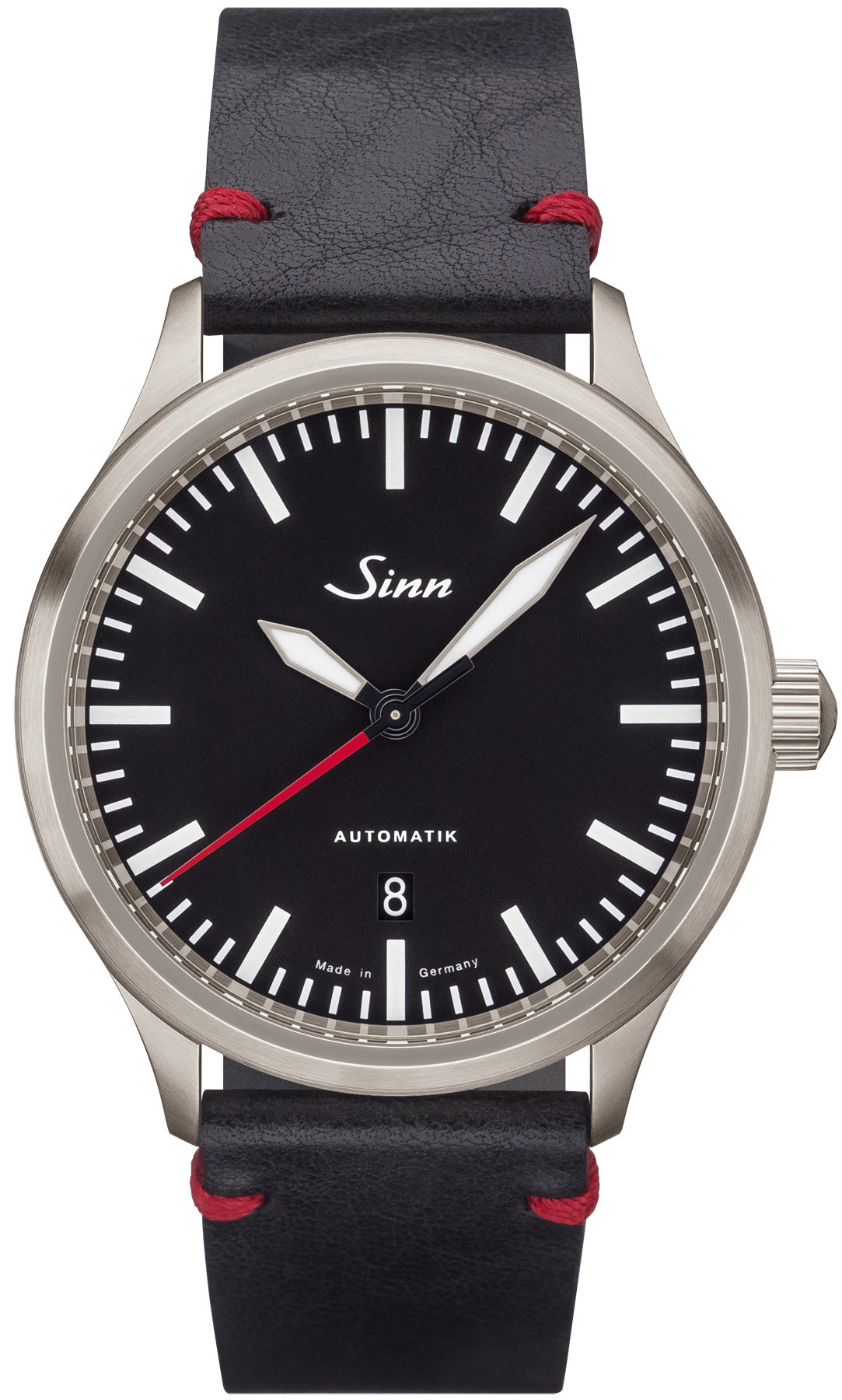 Sinn 836 Vintage Black With Red Watch 836.010 Black Leather Image 1