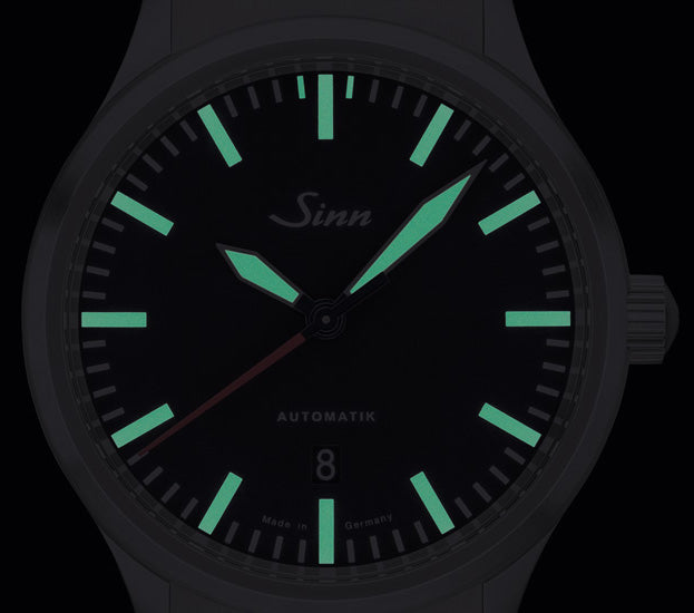 Sinn 836 Vintage Black With Red Watch 836.010 Black Leather Image 5