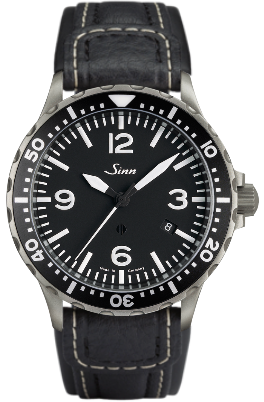 Sinn 857 Cowhide Integrated Case Watch 857.012 Leather Strap Image 1