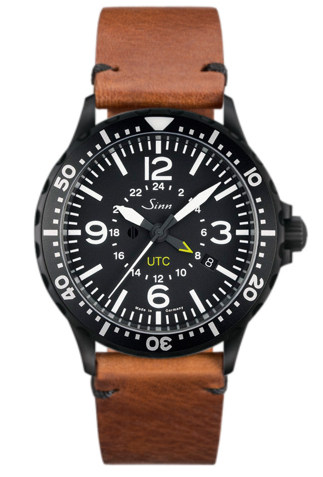 Sinn 857 S UTC Vintage Leather Watch 857.020 Vintage Leather Image 1