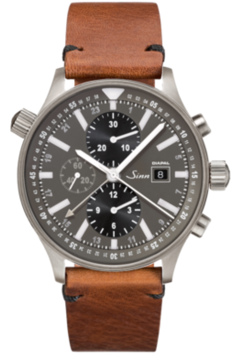 Sinn 900 Diapal Vintage Cowhide Brown Watch SIN-587 Image 1