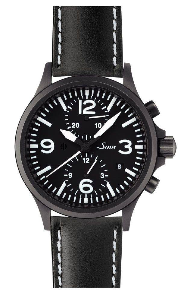 Sinn Duo Chronograph 756 S Leather D 756.020 LEATHER Image 1