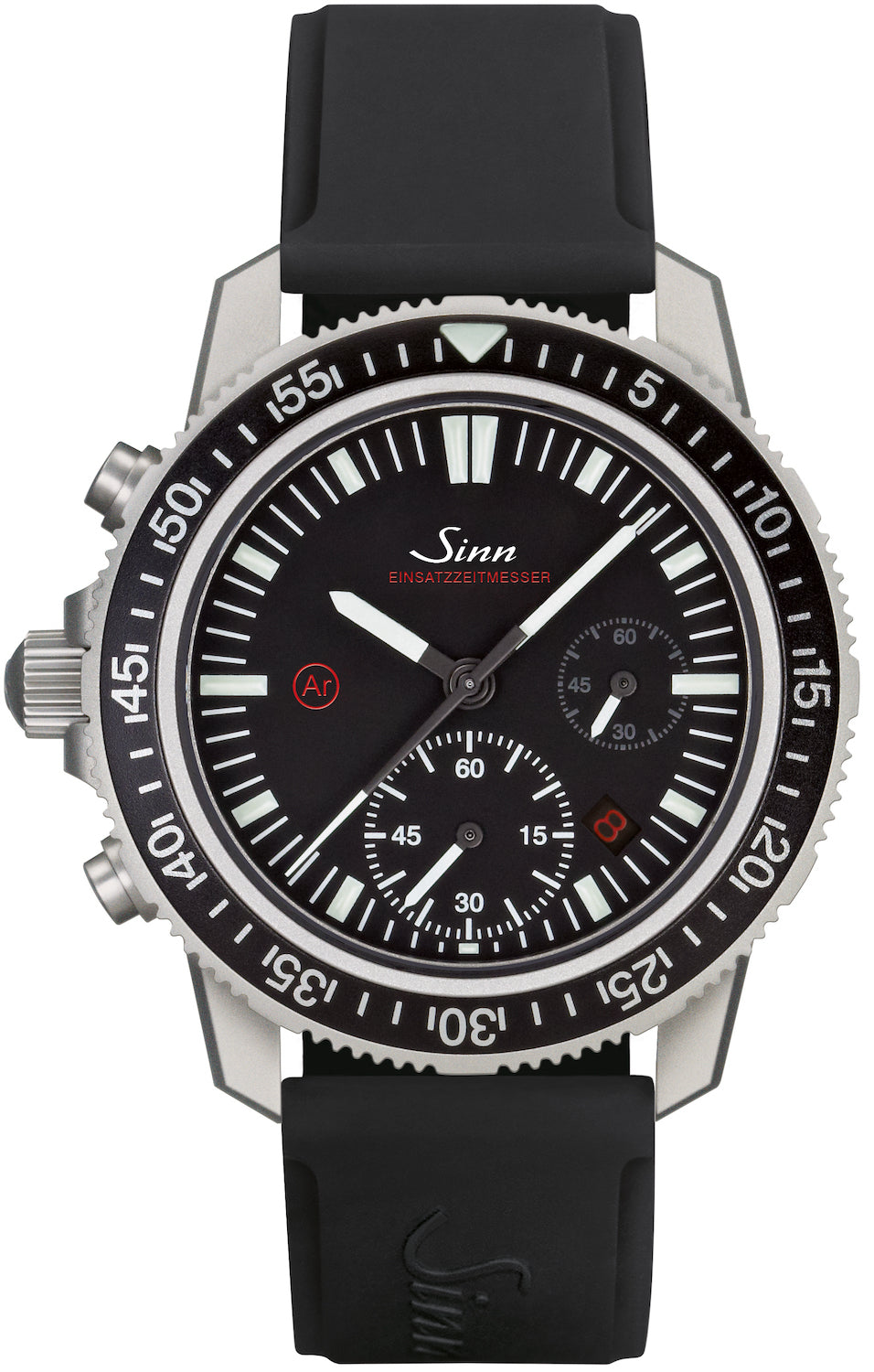 Sinn EZM 13.1 Silicone Strap Pin Buckle Watch 613.011 Silicone Strap Pin Buckle Image 1