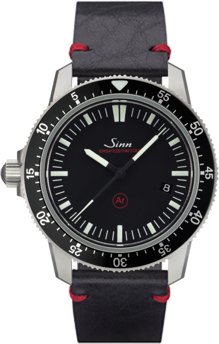 Sinn EZM 3F Vintage Black With Red Seam Watch 703.010 Vintage Black With Red Seam Image 1