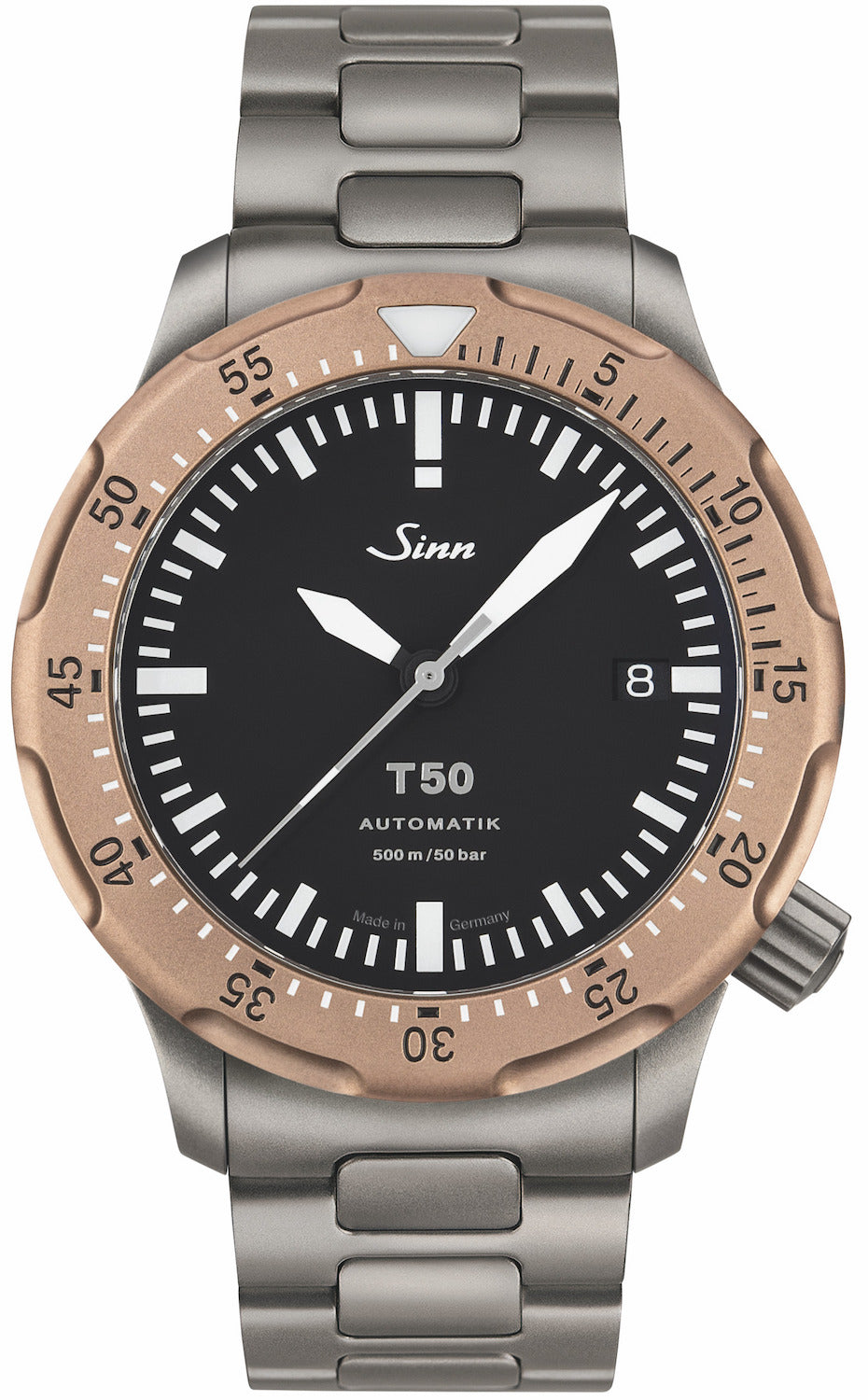 Sinn T50 GBDR H Link Bracelet Watch 1052.020 H Link Bracelet Image 1