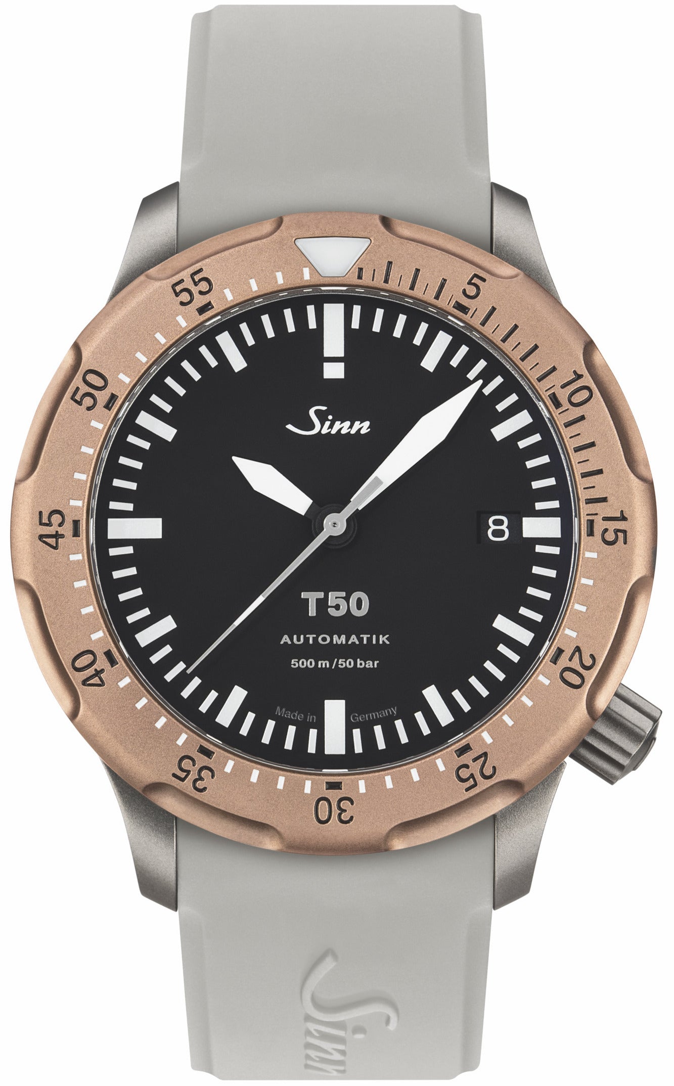 Sinn T50 GBDR White Silicone Watch 1052.020 White Silicone Image 1