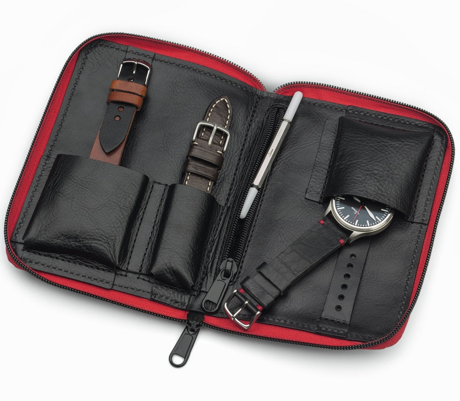 Sinn Travel Case For Two Watches With Leather Strap ZETUI18B Image 1
