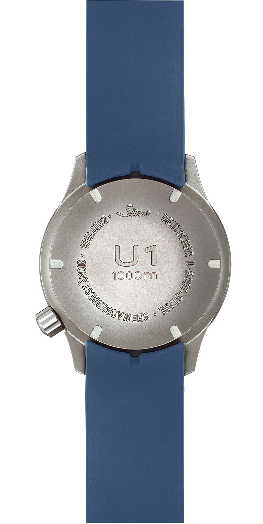 Sinn U1 B Rubber Watch 1010.0102 Rubber Blue Image 2