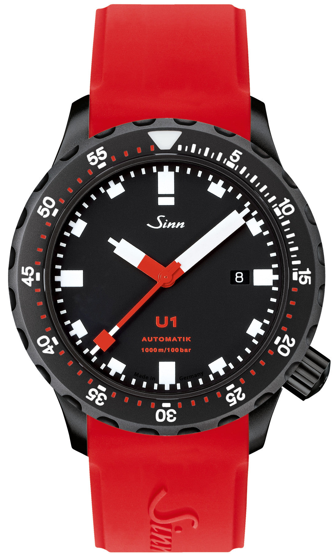 Sinn U1 S Silicone Red Watch 1010.020 Silicone Red Image 1
